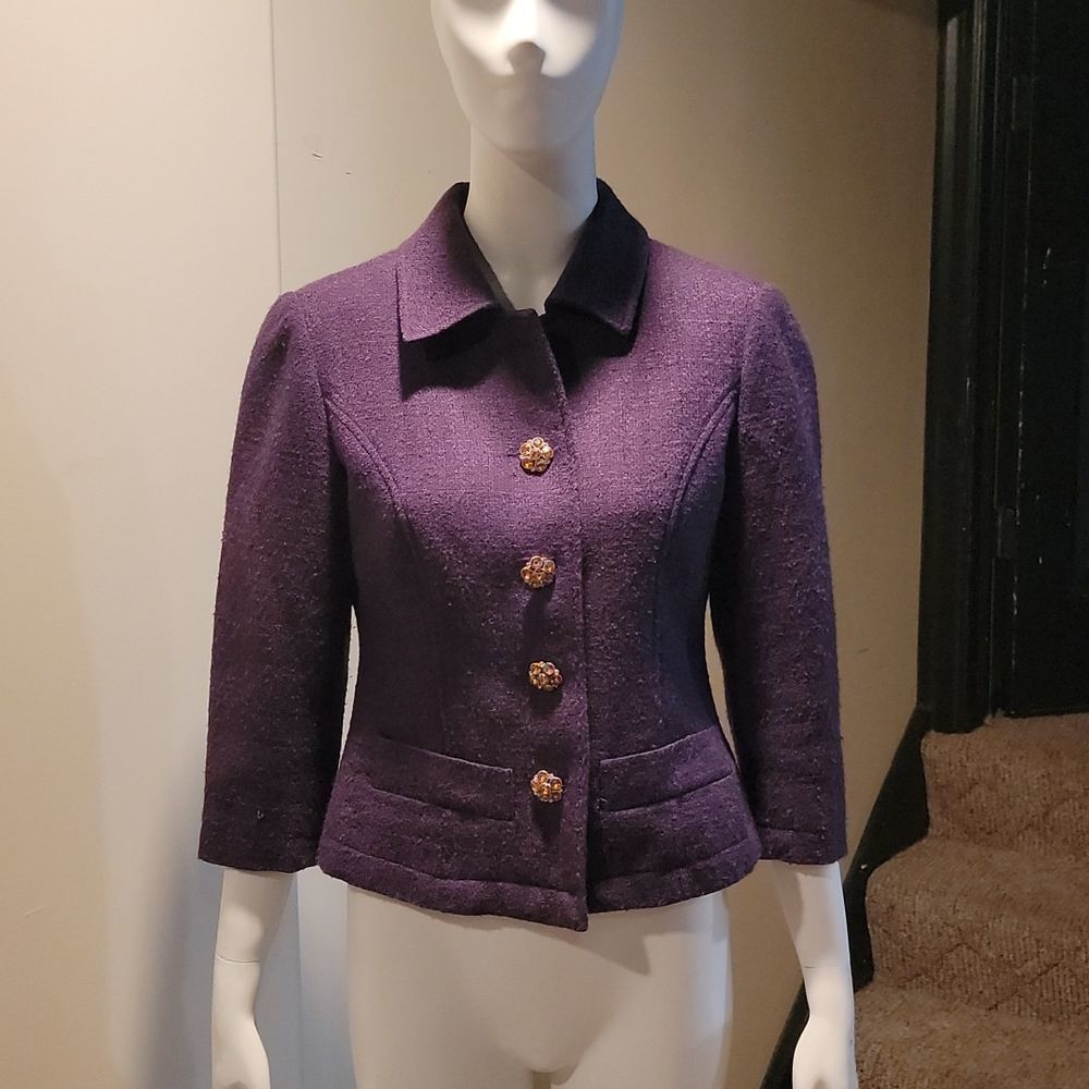 WD.NY Purple Tweed Jacket